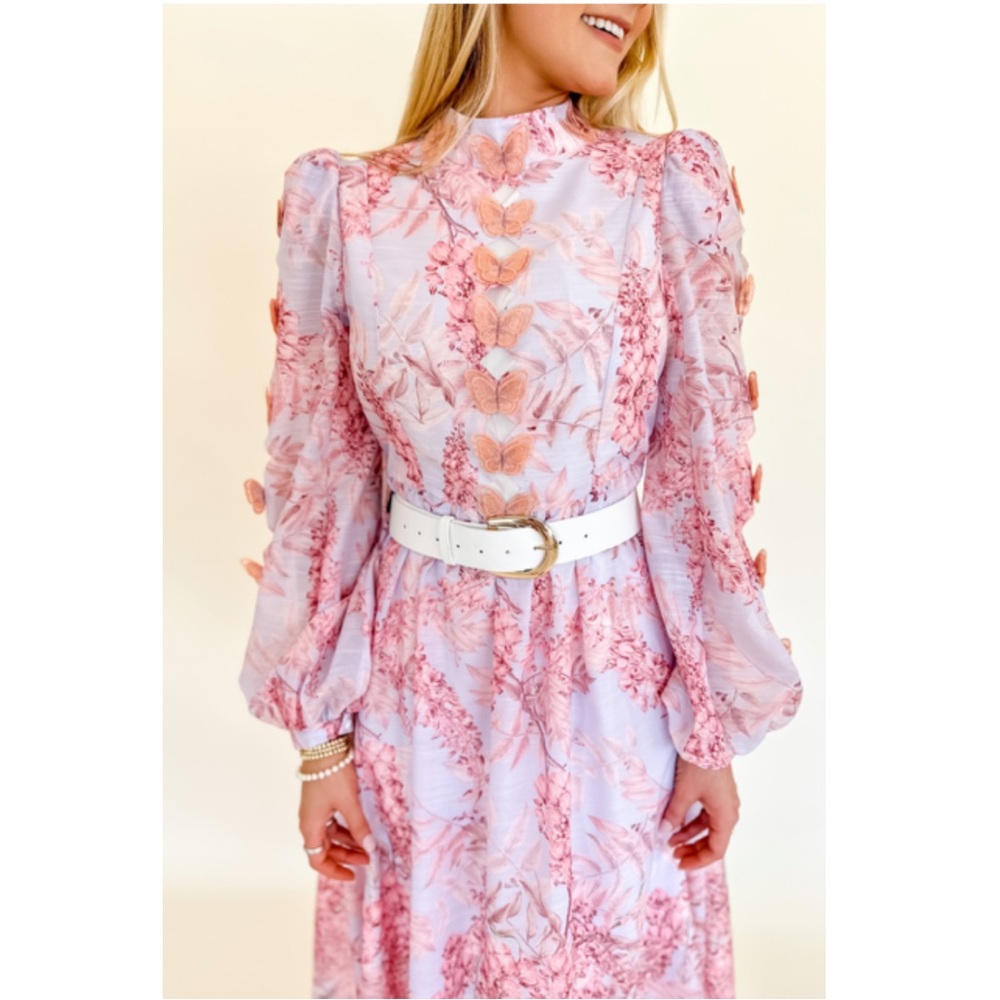 NWT Beulah BUTTERFLY DETAIL DRESS